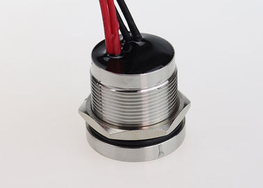 حلقه سوئیچ لمسی 22 میلی متری IP68 فلزی پیزو نماد LED 12 ولت 24 ولت سیستم کنترل دسترسی