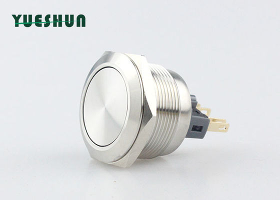 کیفیت  25mm Panel Mount Push Button Switch , Stainless Steel Push Button Switch کارخانه