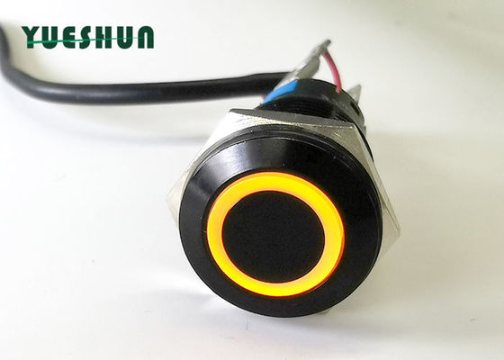 کیفیت  16mm Push Button Switch LED Illuminated , Automotive Push Button Switches کارخانه