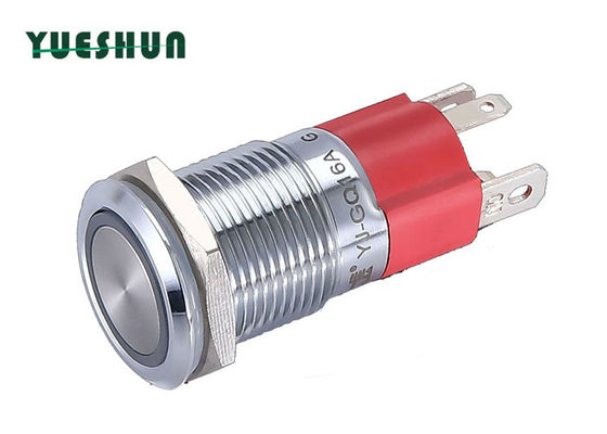 کیفیت  16MM Led Light Large Current 10A Push Button Switch کارخانه