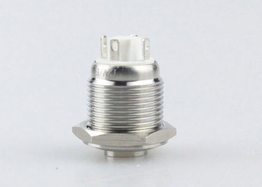 سوئیچ دکمه ای 12 ولتی LED ضد زنگ 16 میلی متری پایه پانل نوع حلقه سر بالا